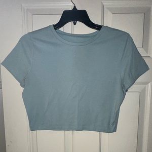 XL Wild Fable Light Blue Crop Top